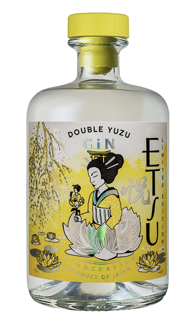 Джин Etsu Double Yuzu 43% 0.7 л gift box
